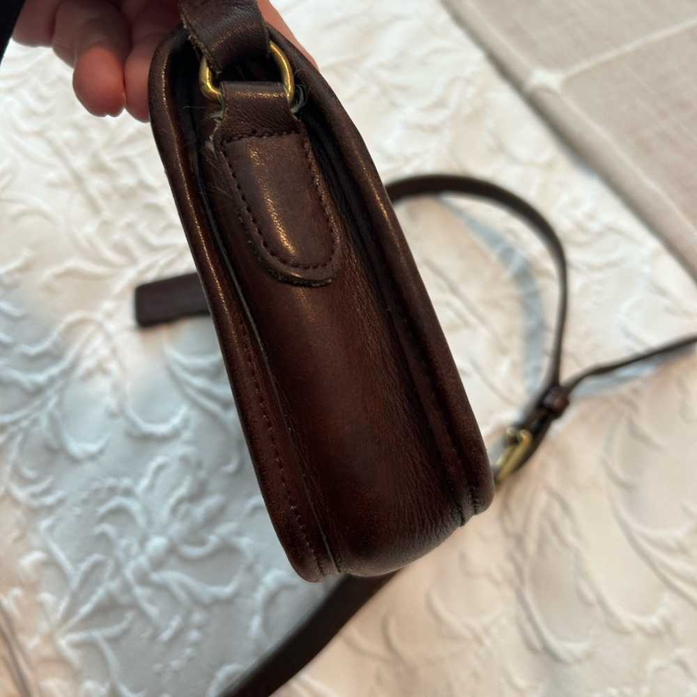 Coach Wende Mahogany Leather Bag, 90’s, Stamped 9031 Rare, Crossbody, Vintage - Picture 8 of 12